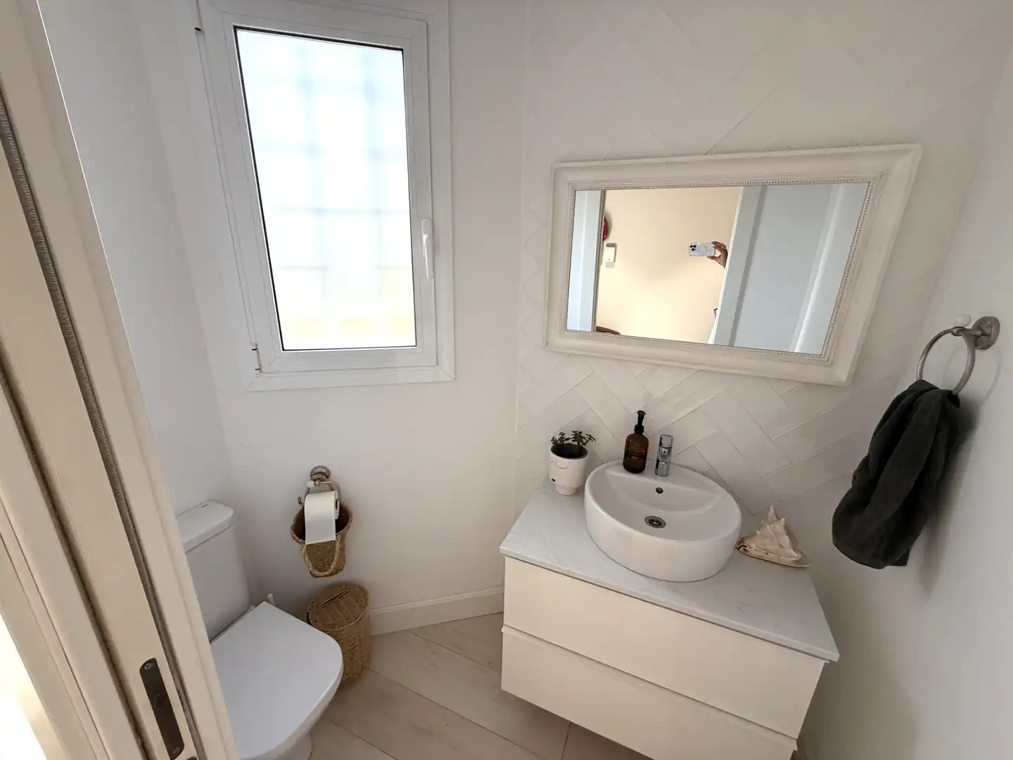Bathroom of Houses for sale in Sant Joan Despí  with Air Conditioner, Heating and Private garden