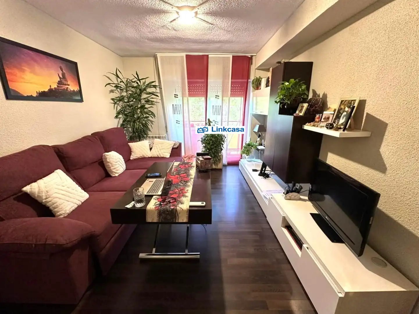 Sala de estar de Piso en venta en  Madrid Capital con Calefacción y Terraza