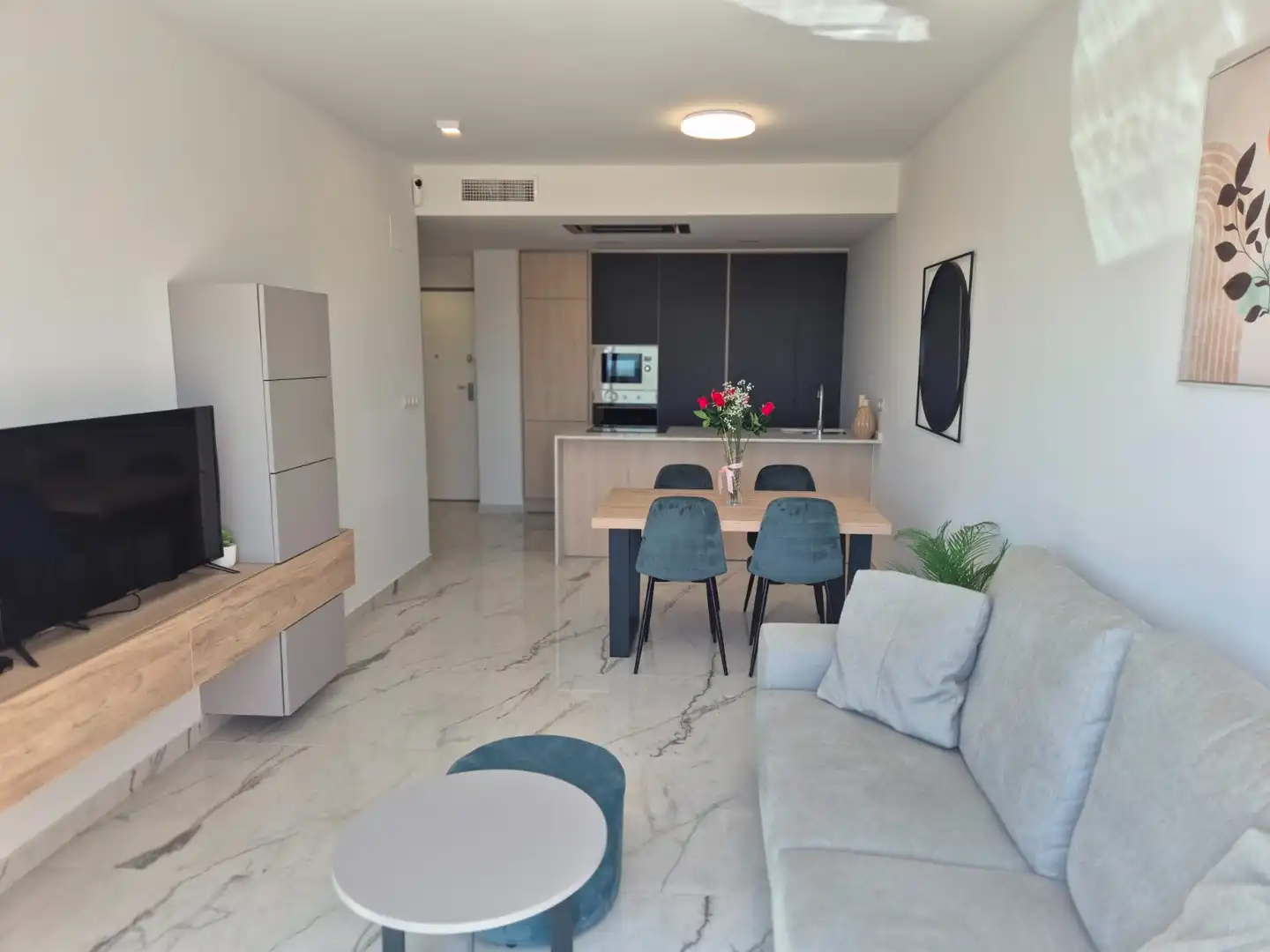 Sala d'estar de Àtic en venda en Orihuela amb Aire condicionat, Terrassa i Moblat