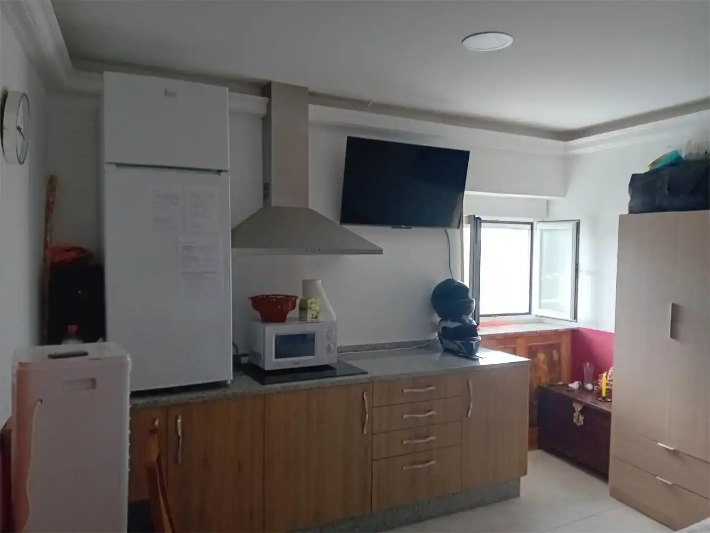 Küche von Loft zur Miete in Ourense Capital  mit Balkon