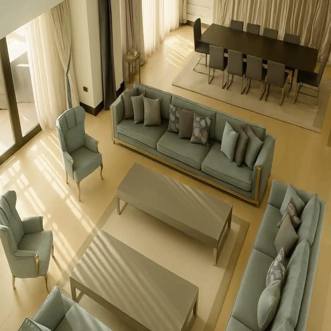 Sala d'estar de Casa o xalet en venda en Marbella amb Aire condicionat, Jardí privat i Parquet