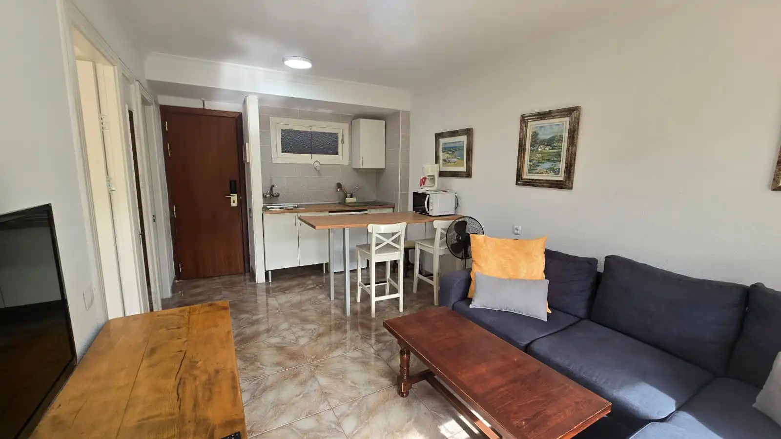 Sala d'estar de Apartament de lloguer en Playa del Inglés