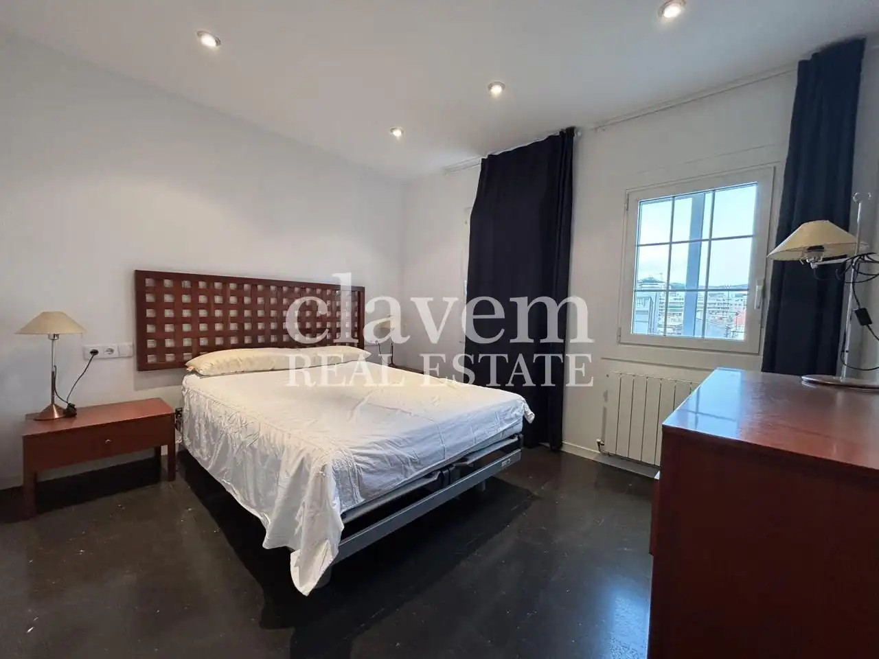 Bedroom of Flat for rent in Barcelona  with Heating, Furnished and Community pool