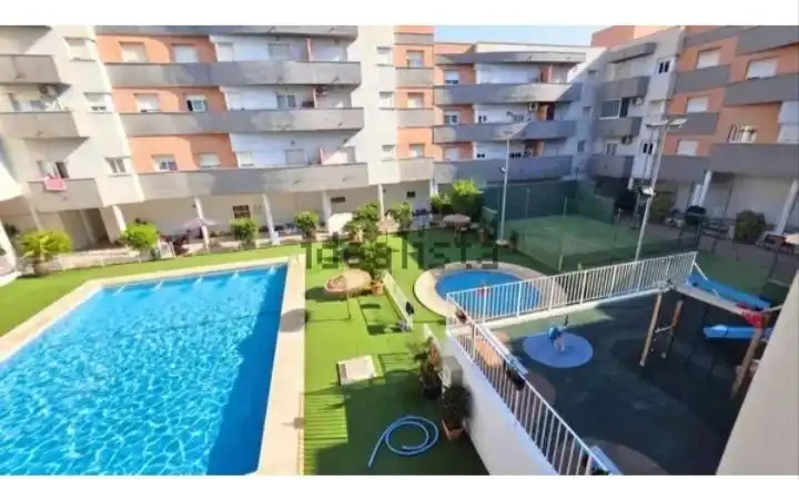 Swimming pool of Flat for sale in Vícar  with Storage room, Furnished and Community pool