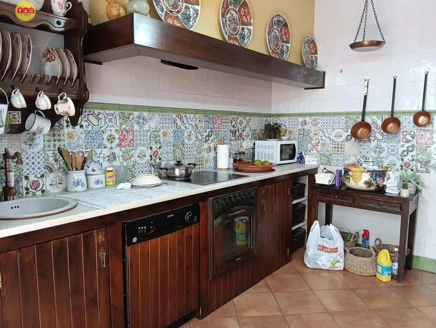 Küche von Haus oder Chalet zum Verkauf in Lepe mit Klimaanlage, Terrasse und Abstellraum