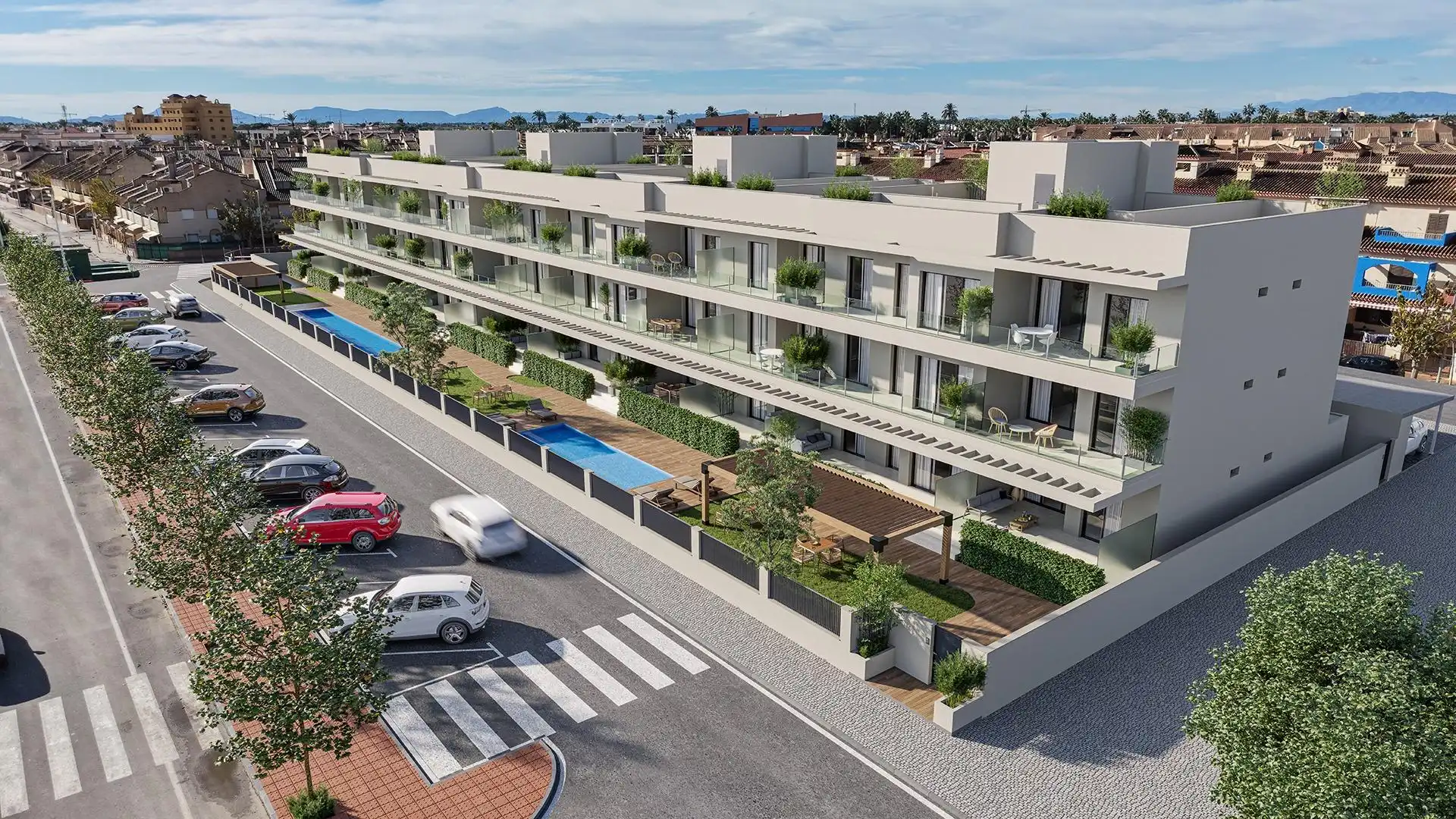 Vista exterior de Apartamento en venta en Los Alcázares con Terraza, Trastero y Balcón