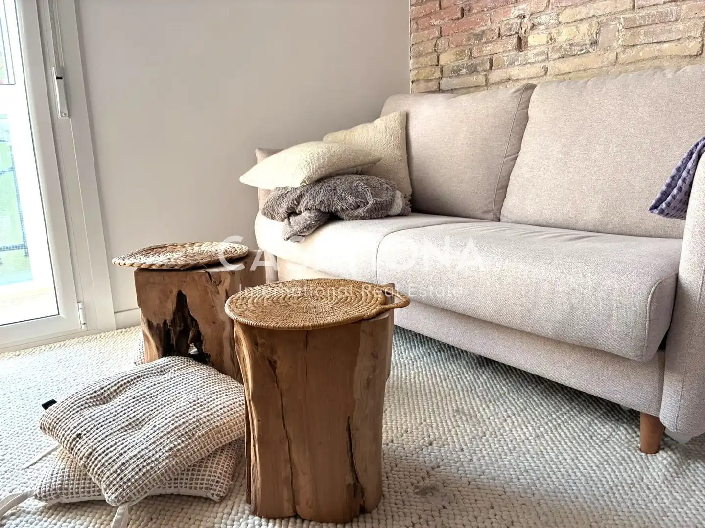 Sala de estar de Apartamento de alquiler en Barcelona