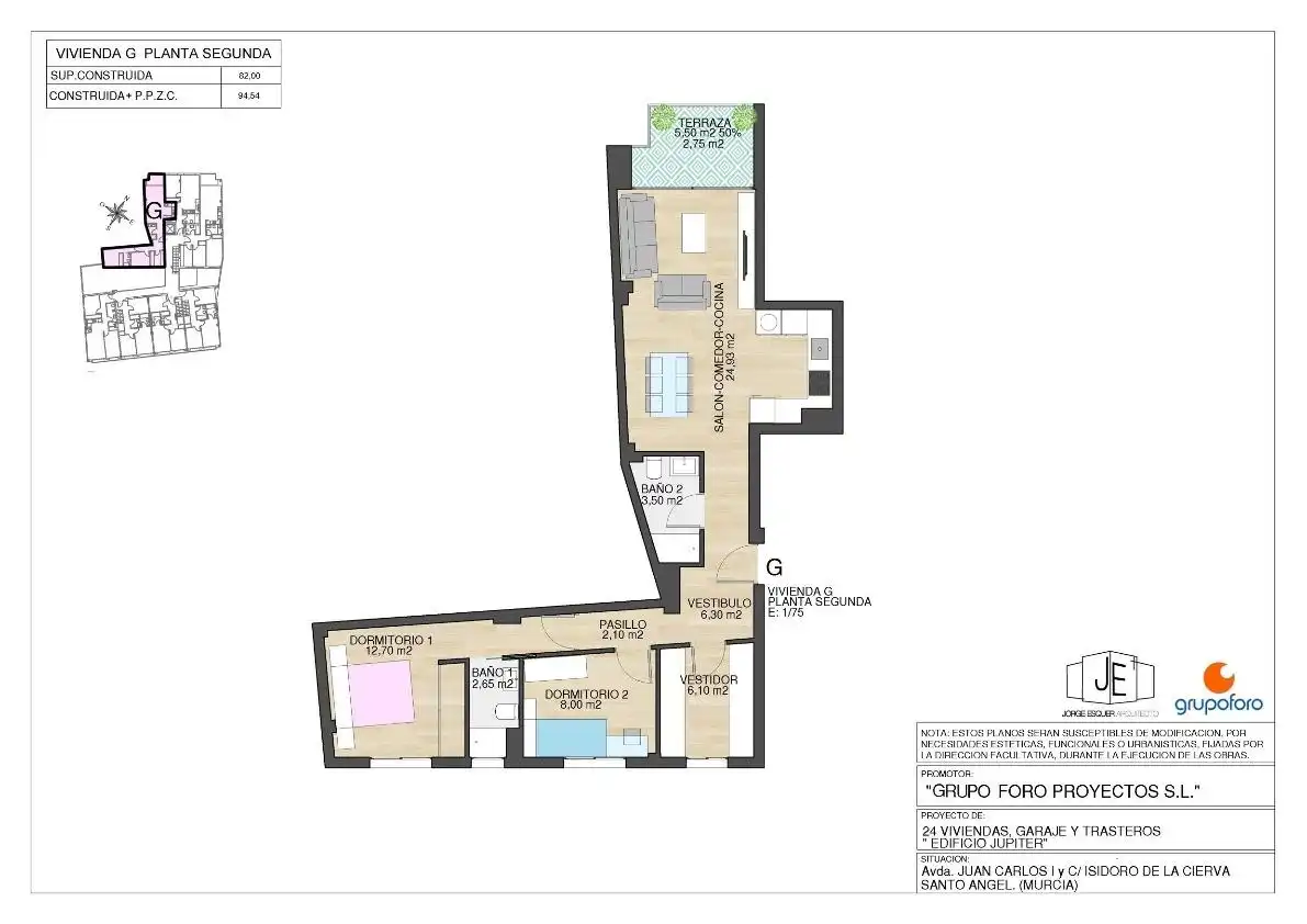 Flat with terrace for sale in Avenida de Juan Carlos I, imagen 79