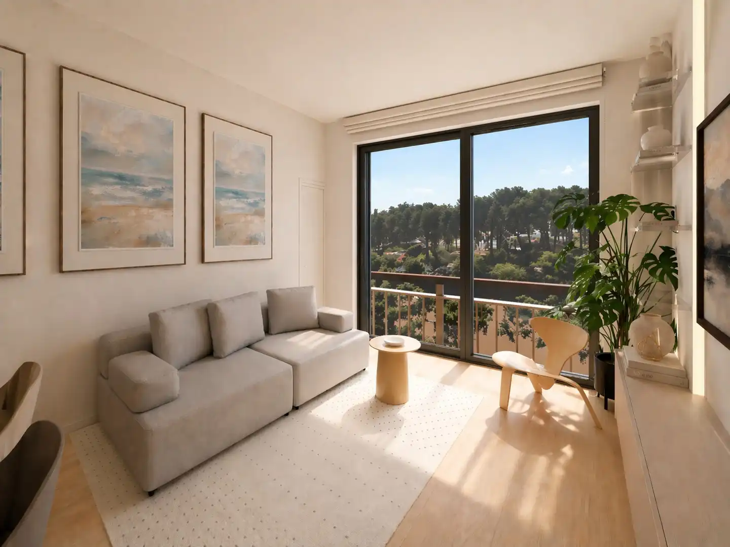 Sala d'estar de Pis en venda en Sant Feliu de Guíxols amb Aire condicionat, Calefacció i Parquet