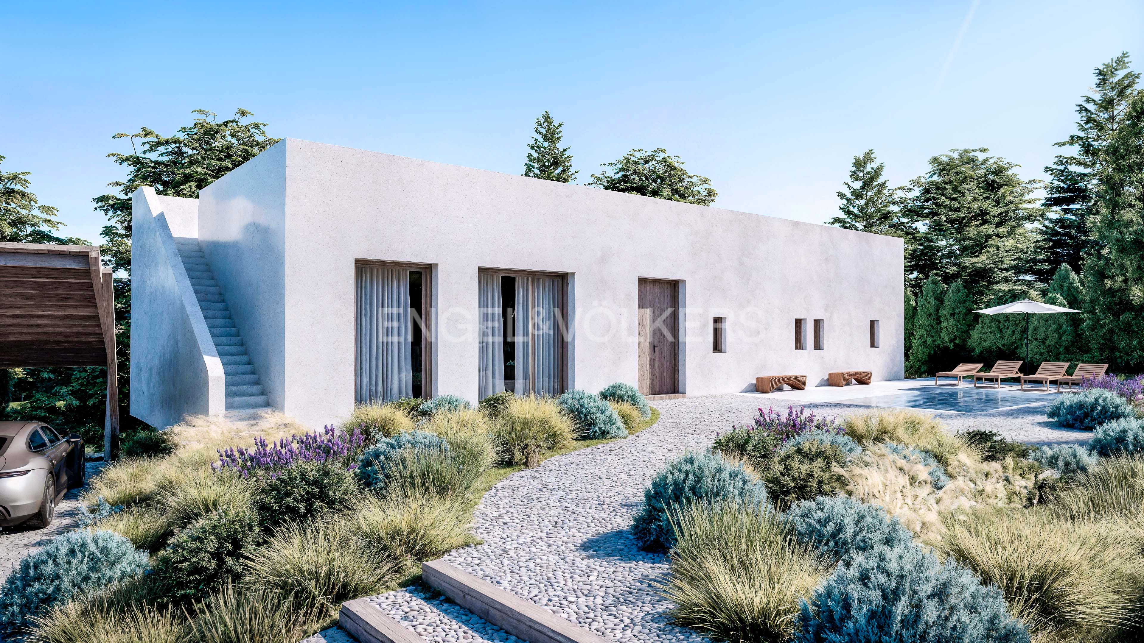 Vista exterior de Casa o xalet en venda en Sant Cugat del Vallès amb Aire condicionat, Calefacció i Jardí privat