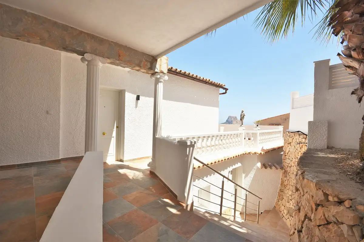 Terraza de Casa o chalet en venta en Calpe / Calp con Aire acondicionado, Calefacción y Jardín privado