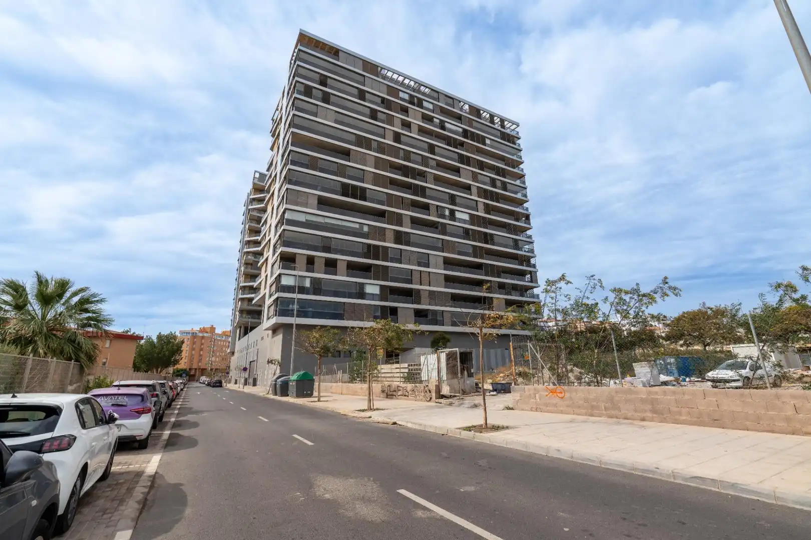 Exterior view of Flat for rent in Almería  with Air Conditioner, Heating and Private garden