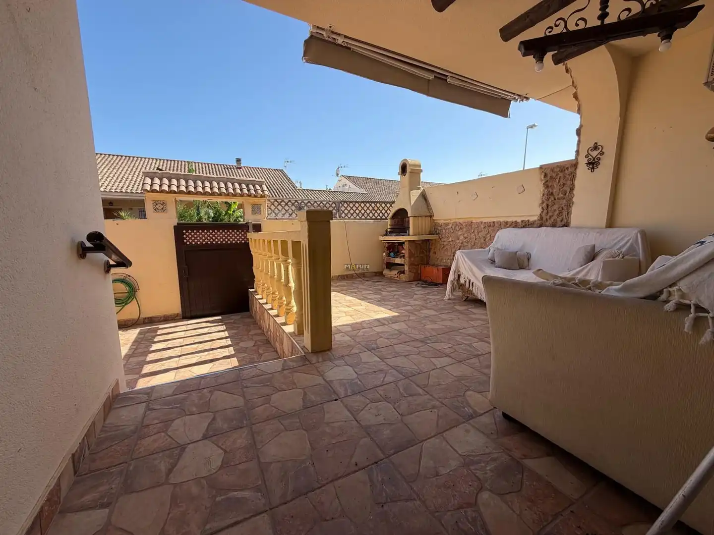 Terraza de Casa adosada en venta en Cartagena con Jardín privado