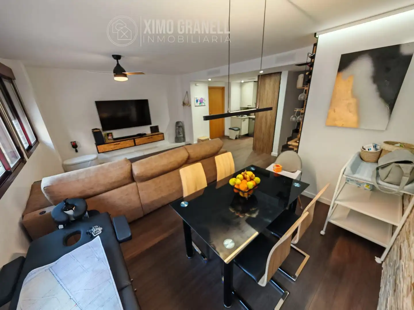 Wohnzimmer von Maisonette zum Verkauf in La Vall d'Uixó mit Klimaanlage, Heizung und Möbliert