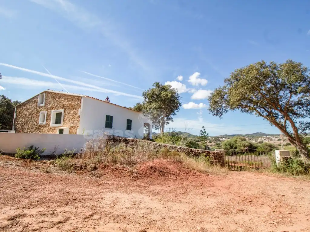 Vista exterior de Finca rústica en venda en Es Mercadal amb Jardí privat