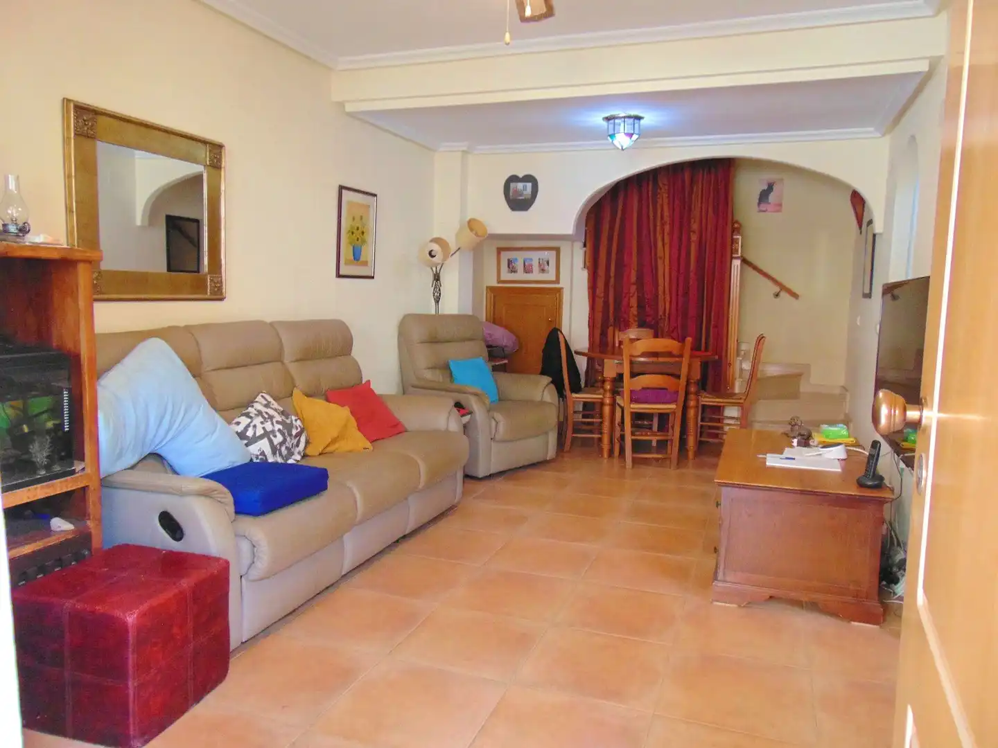 Sala de estar de Casa adosada en venta en El Mojón