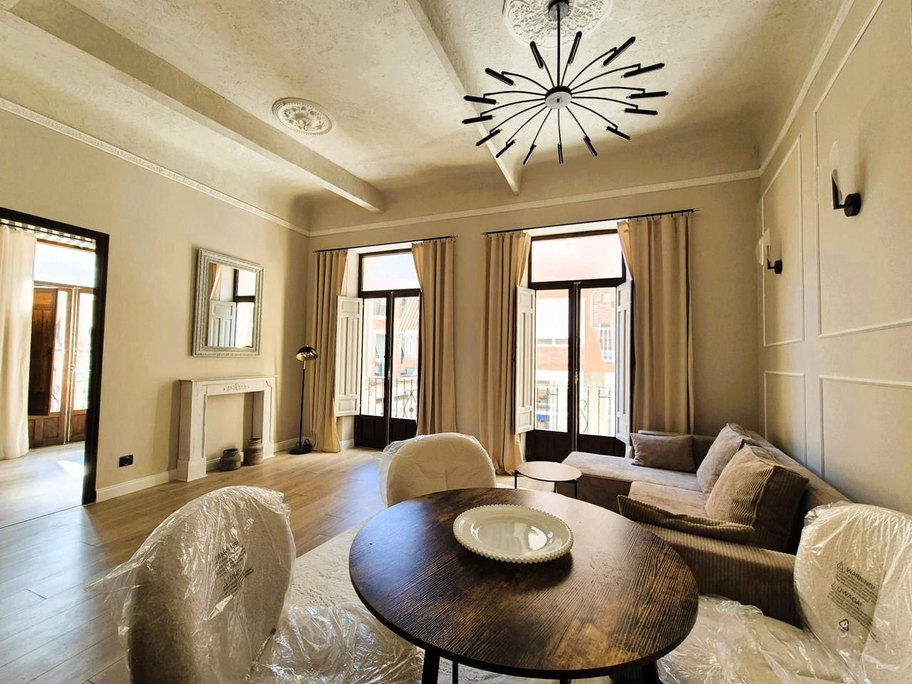 Living room of Flat for sale in Alicante / Alacant  with Air Conditioner and Furnished