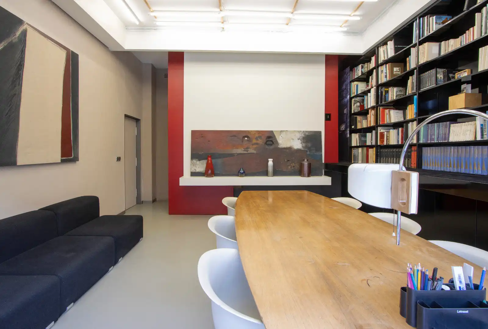Living room of Office for rent in Barcelona  with Air Conditioner and Furnished