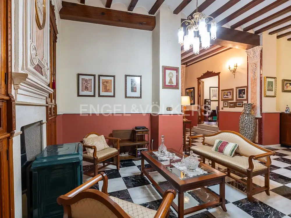 Sala d'estar de Casa o xalet en venda en Albalat de la Ribera amb Aire condicionat, Calefacció i Terrassa
