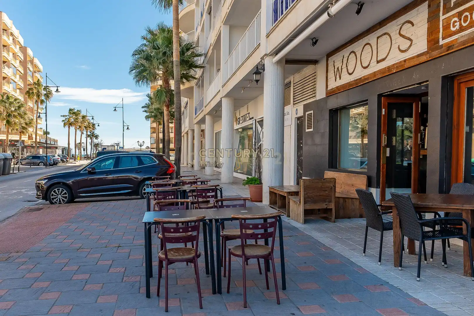 Terraza de Local en traspaso en Fuengirola con Aire acondicionado y Alarma