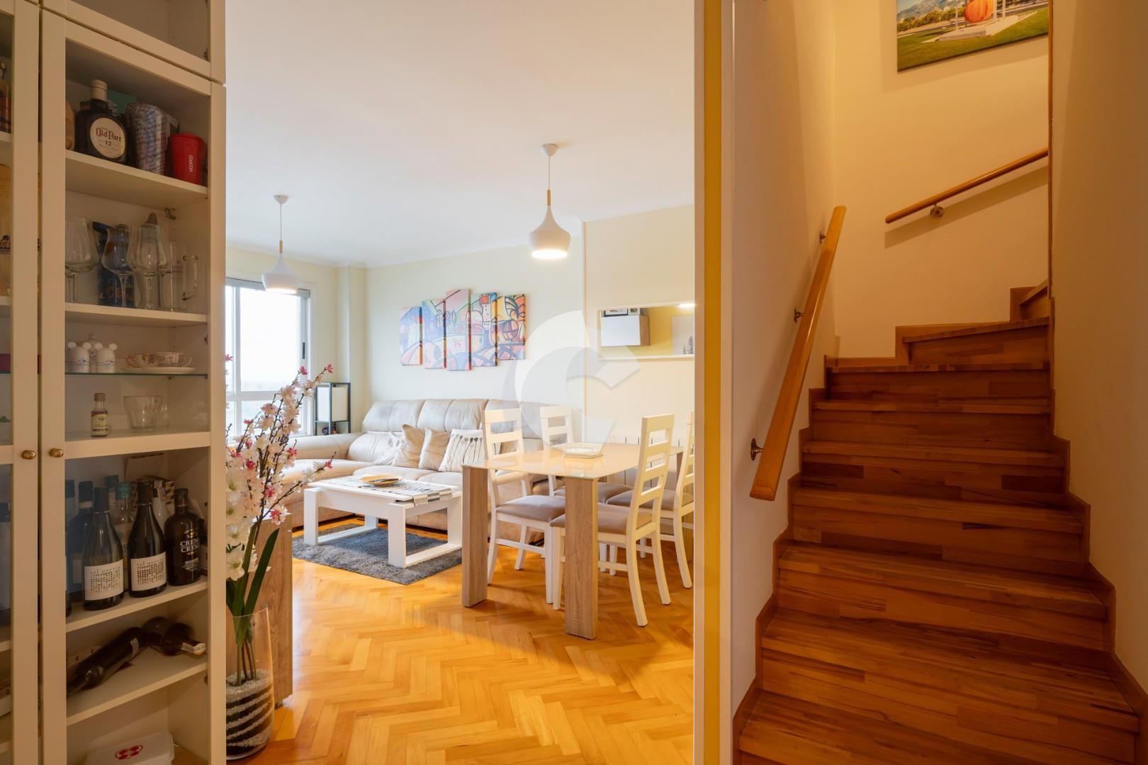 Living room of Duplex for sale in A Coruña Capital 