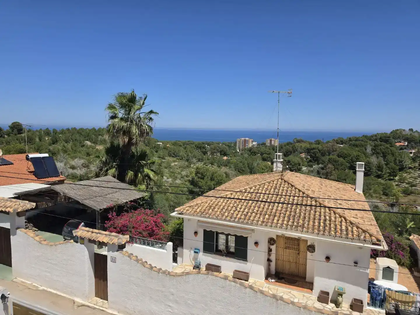 Vista exterior de Casa o chalet en venta en Dénia con Aire acondicionado, Jardín privado y Trastero