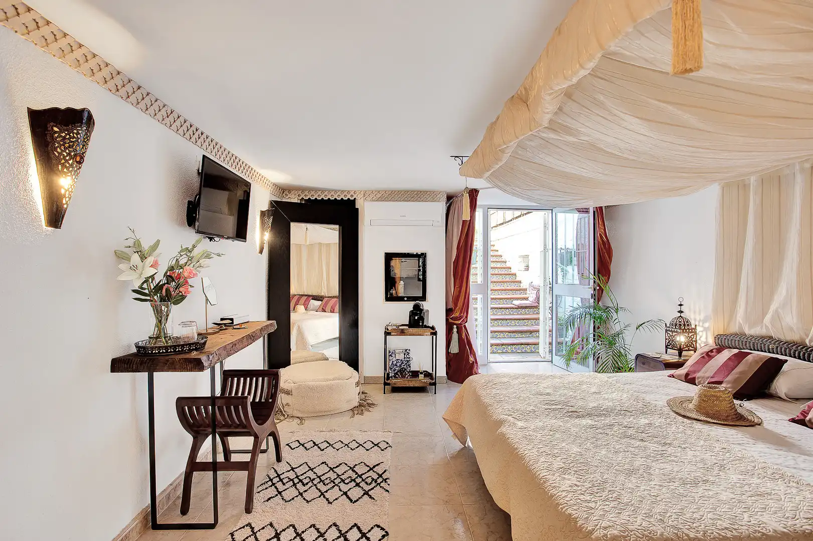 Dormitori de Casa o xalet de lloguer en Marbella amb Aire condicionat, Calefacció i Jardí privat