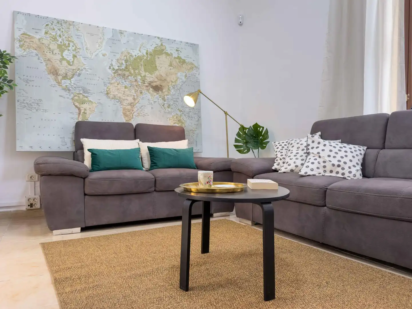 Wohnzimmer von Wohnung zum Verkauf in Santa Cruz de Tenerife mit Klimaanlage und Möbliert