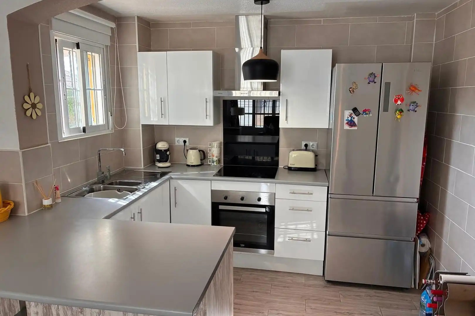 Küche von Haus zur Miete in Orihuela mit Klimaanlage, Heizung und Privatgarten