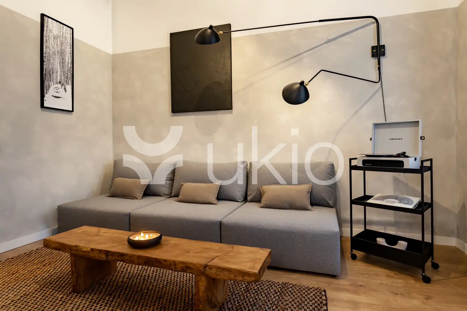 Living room of Apartments for rent in Barcelona  with Air Conditioner, Terrace and Furnished