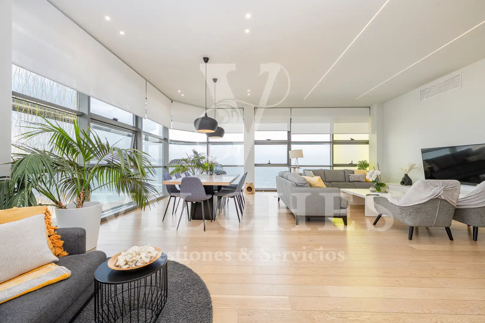 Sala de estar de Piso en venta en Las Palmas de Gran Canaria con Aire acondicionado y Trastero