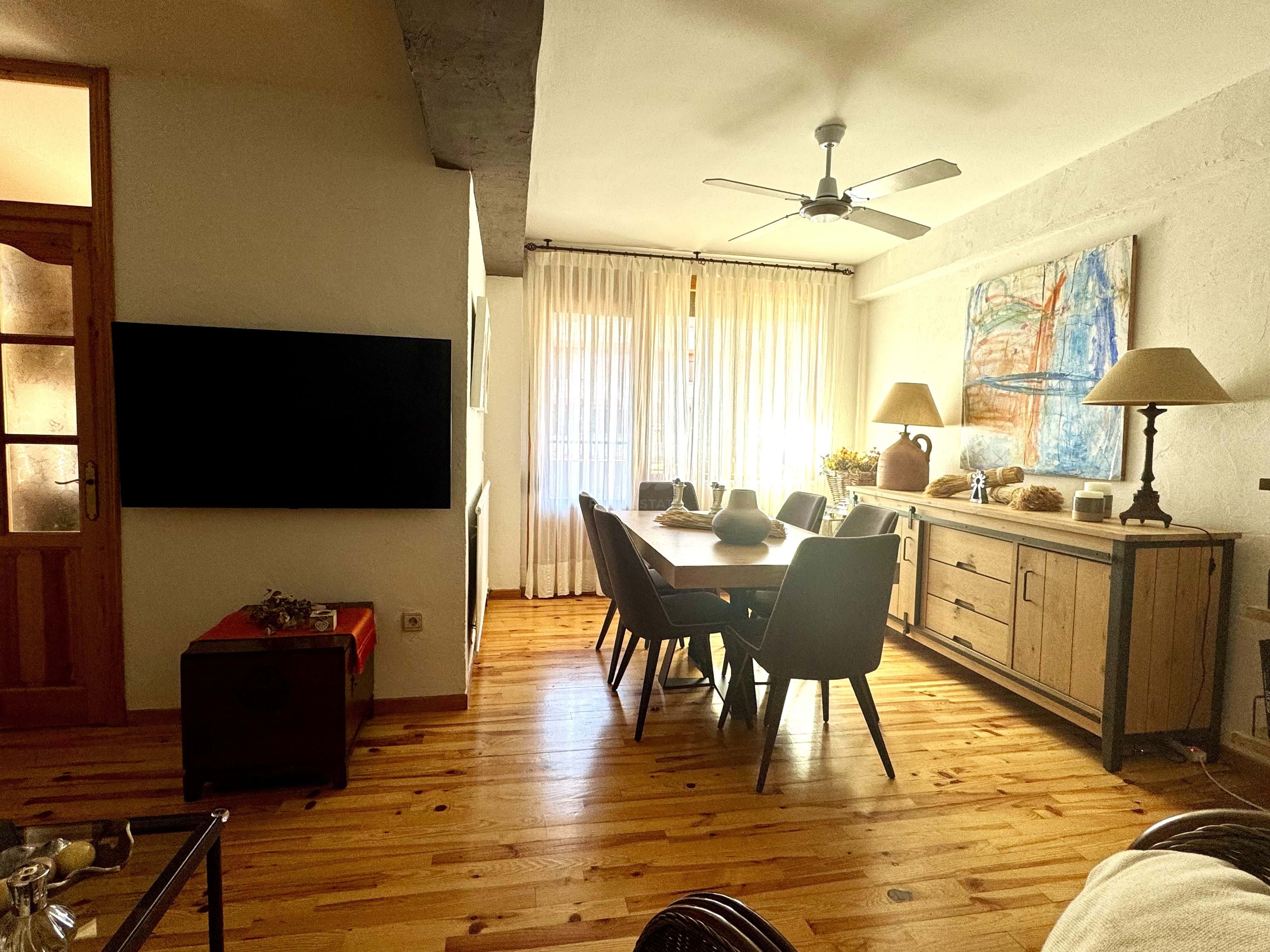 Dining room of Flat for sale in Jaca  with Heating, Terrace and Swimming Pool
