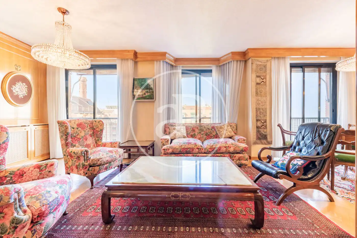 Living room of Flat for sale in Madrid  with Air Conditioner and Heating