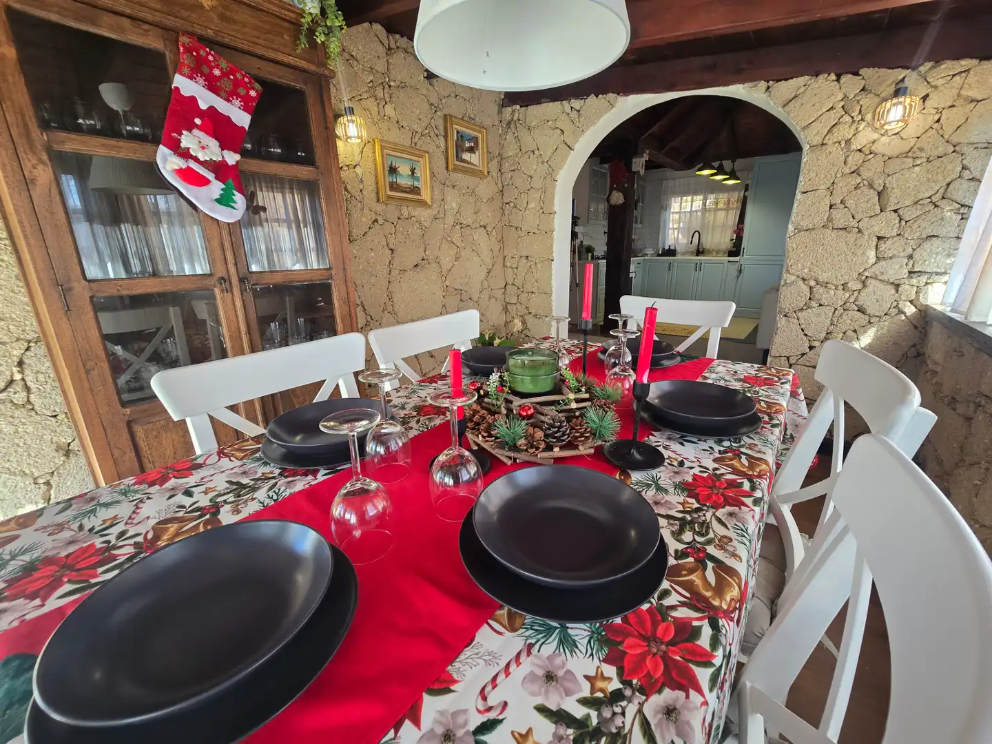 Menjador de Casa o xalet en venda en Arona amb Aire condicionat, Jardí privat i Parquet