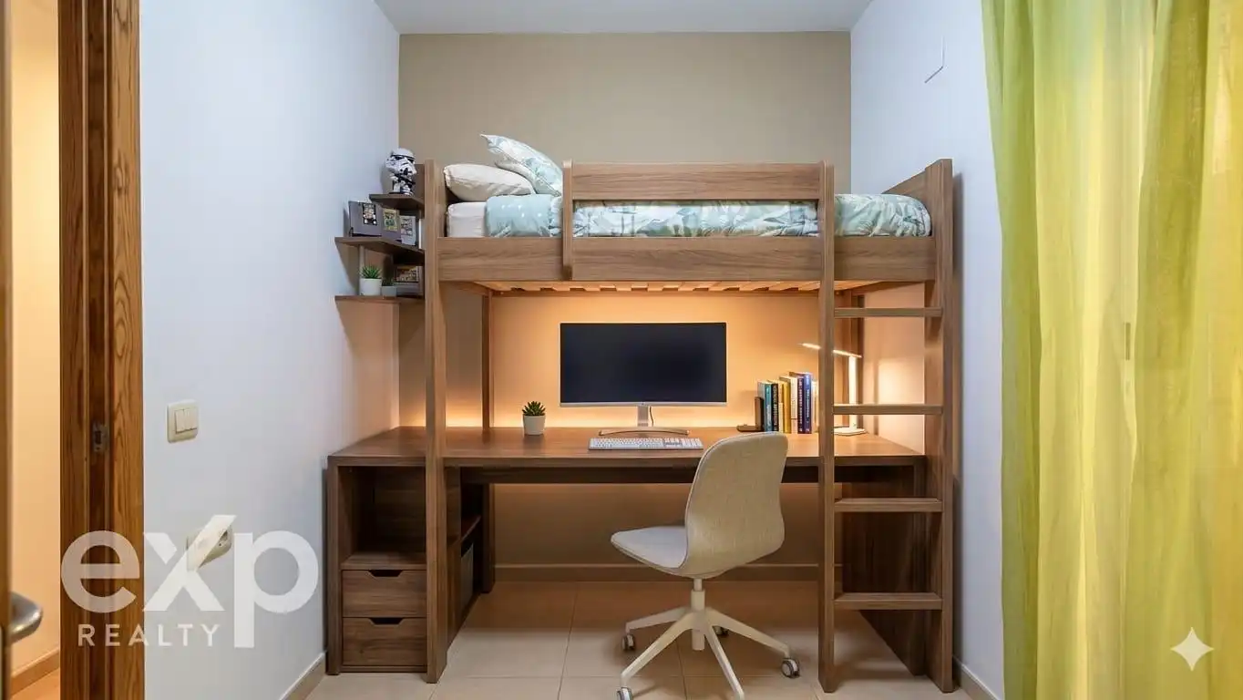 Bedroom of Flat for sale in Alginet  with Air Conditioner, Terrace and Storage room