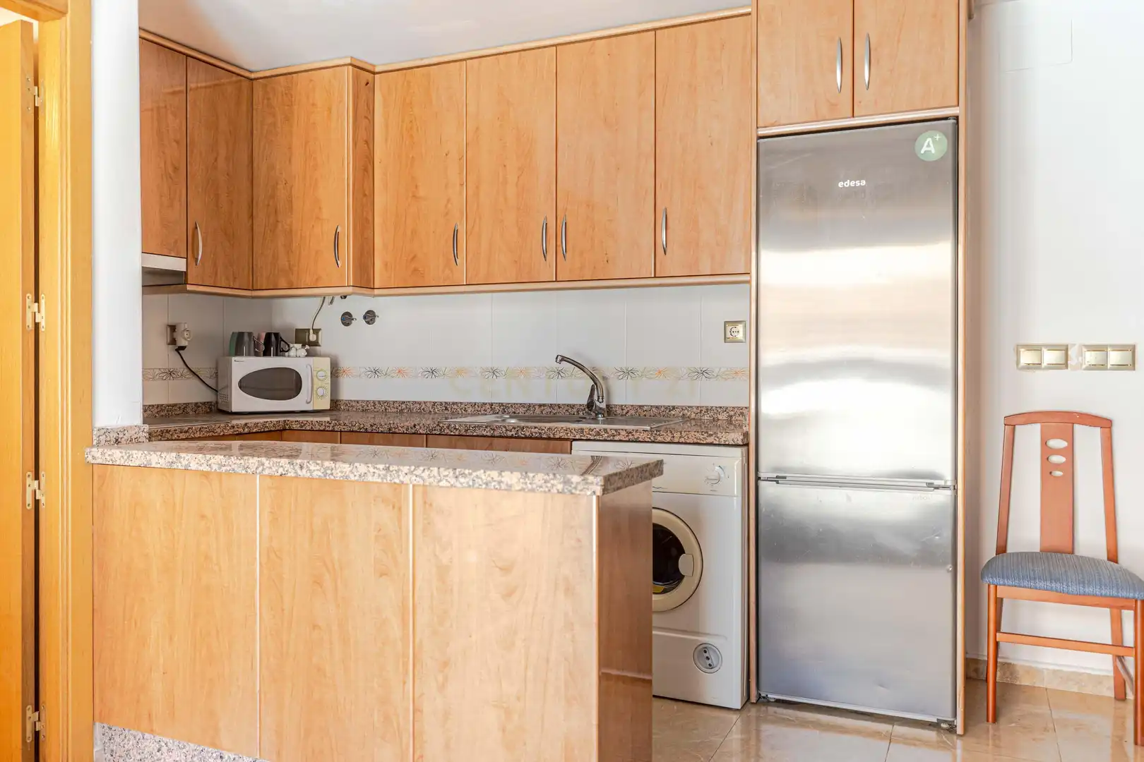 Cocina de Apartamento en venta en Vegas del Genil con Balcón