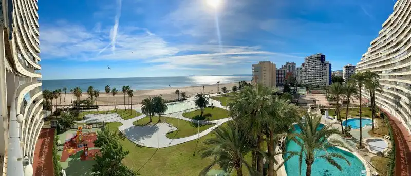 Exterior view of Apartments for sale in Cullera  with Terrace, Furnished and Oven