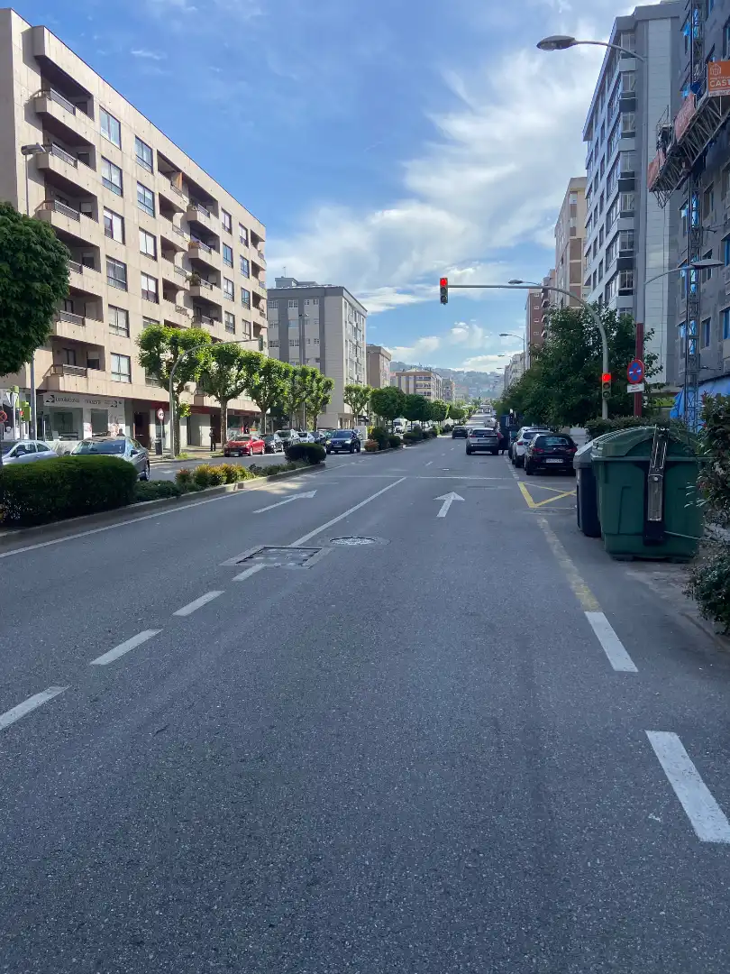 Vista exterior de Pis en venda en Vigo  amb Calefacció, Parquet i Terrassa