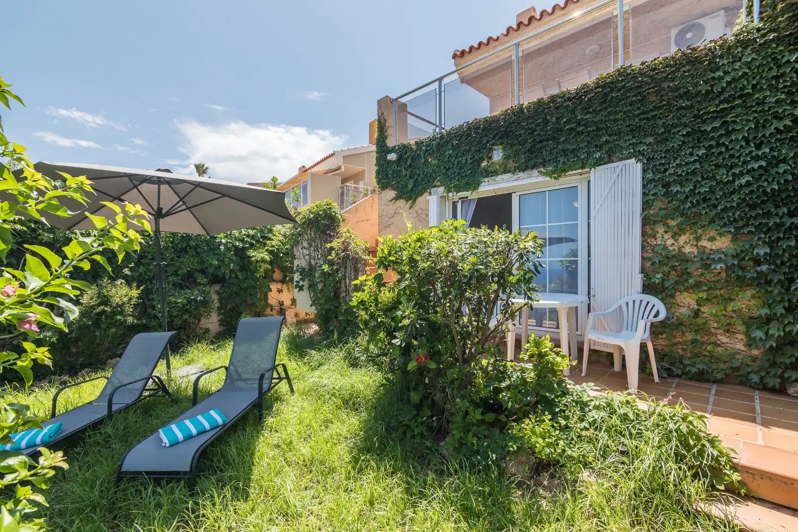 Garden of Houses for rent in Santa Pola  with Air Conditioner, Heating and Private garden