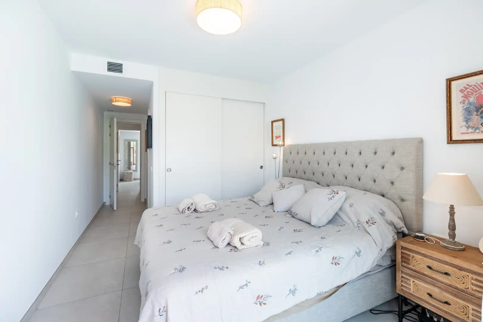 Dormitori de Apartament de lloguer en Marbella amb Aire condicionat, Calefacció i Terrassa