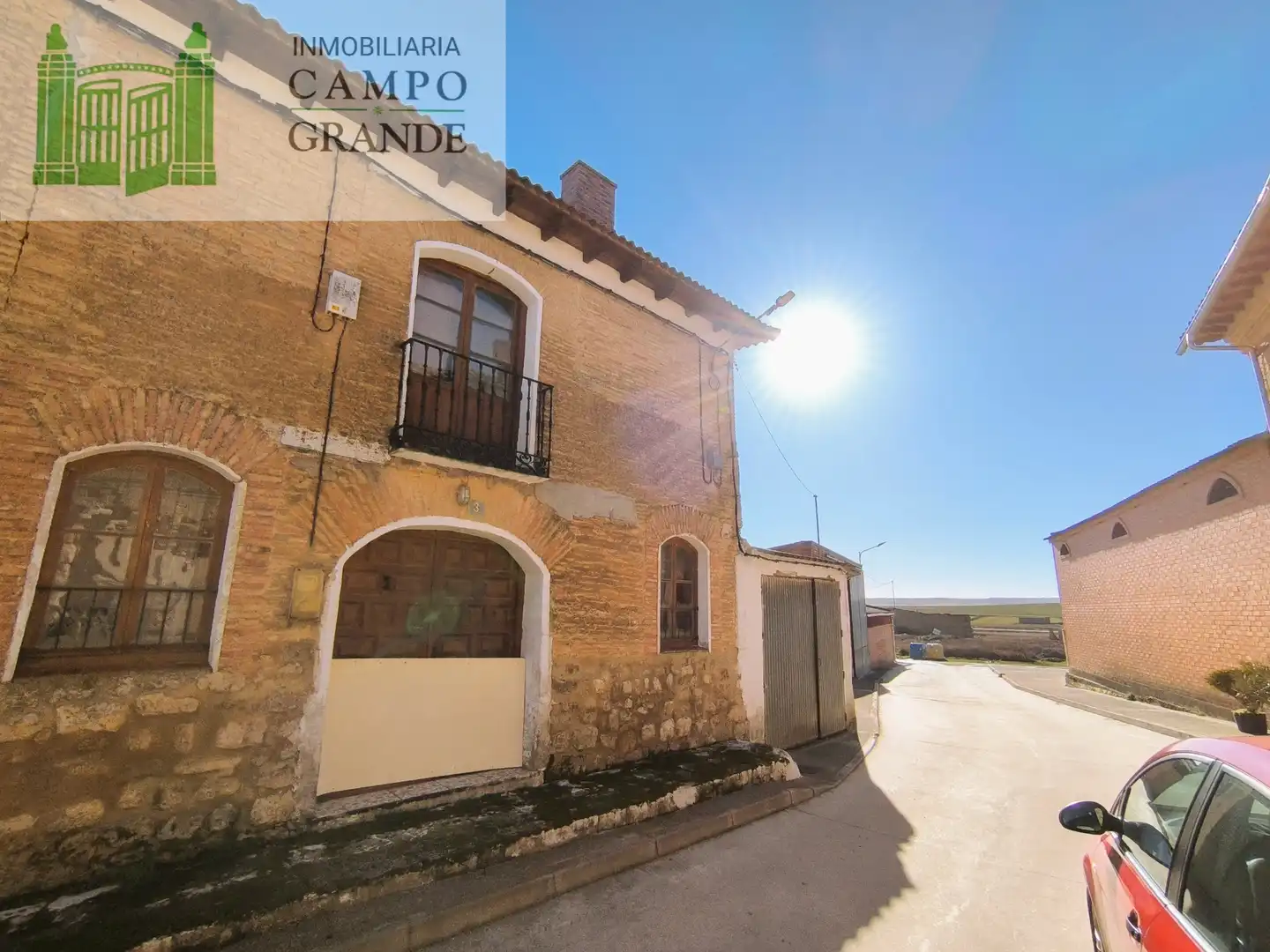 Exterior view of Houses for sale in Villamartín de Campos  with Heating, Private garden and Storage room