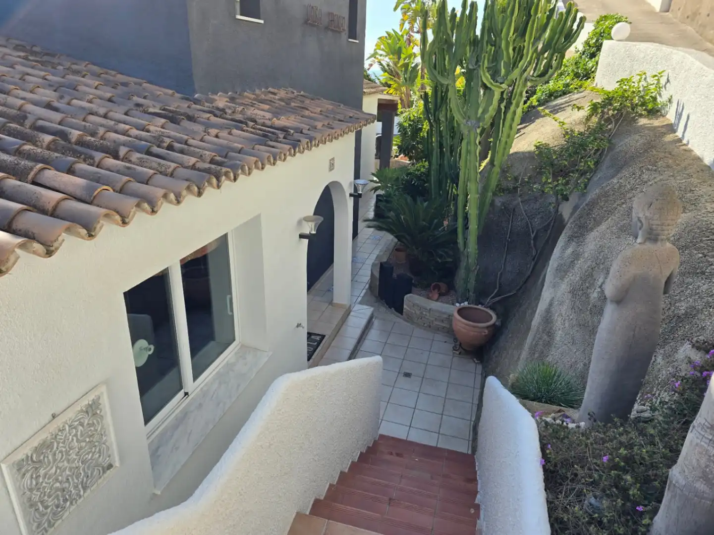 Terraza de Casa o chalet en venta en Calpe / Calp con Aire acondicionado, Calefacción y Jardín privado