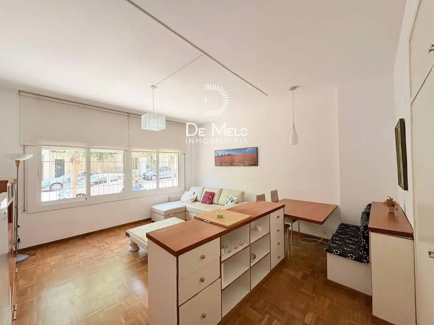 Außenansicht von Wohnung zum Verkauf in Barcelona mit Klimaanlage, Heizung und Parkett