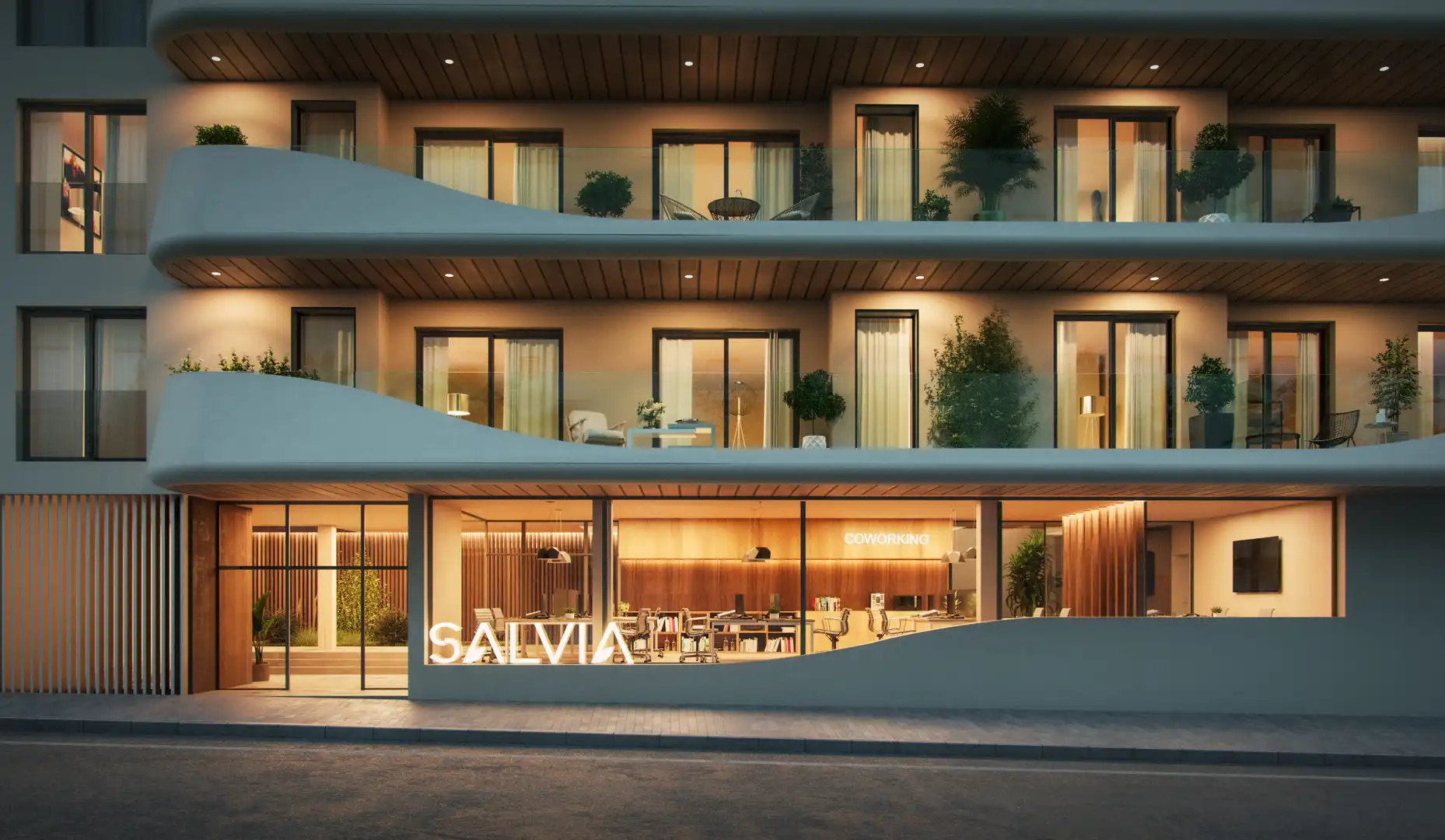 Exterior view of Apartments for sale in Marbella  with Air Conditioner, Terrace and Swimming Pool