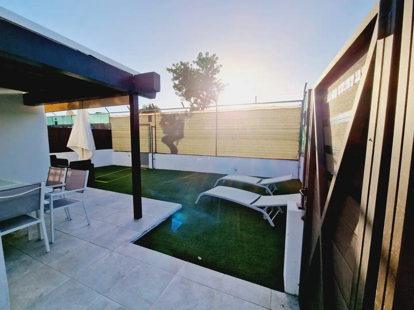 Terrassa de Casa o xalet de lloguer en San Bartolomé de Tirajana amb Aire condicionat, Jardí privat i Terrassa