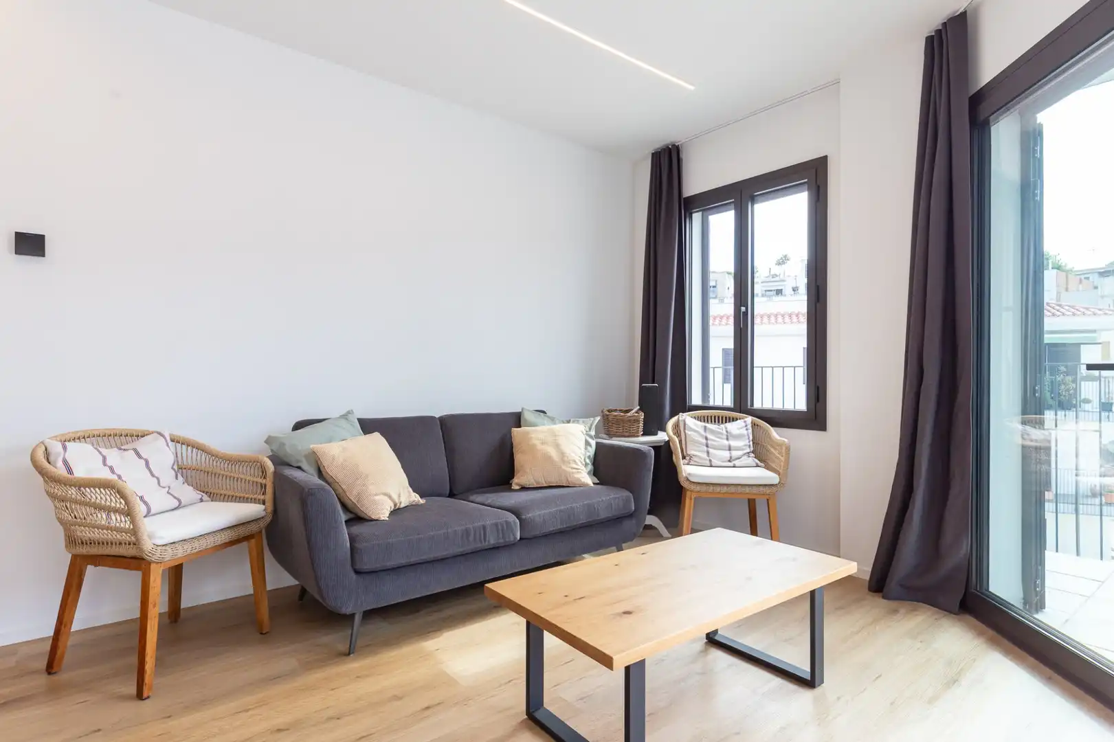 Living room of Flat for sale in Sant Pol de Mar  with Air Conditioner, Heating and Terrace
