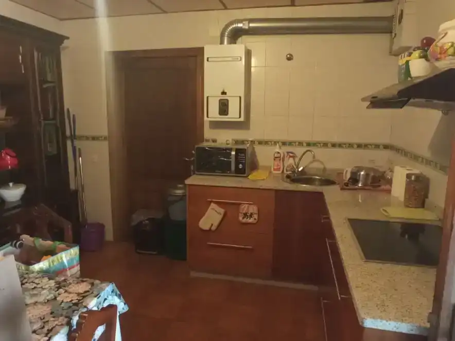Cocina de Casa o chalet en venta en Castrelo do Val con Jardín privado, Trastero y Amueblado