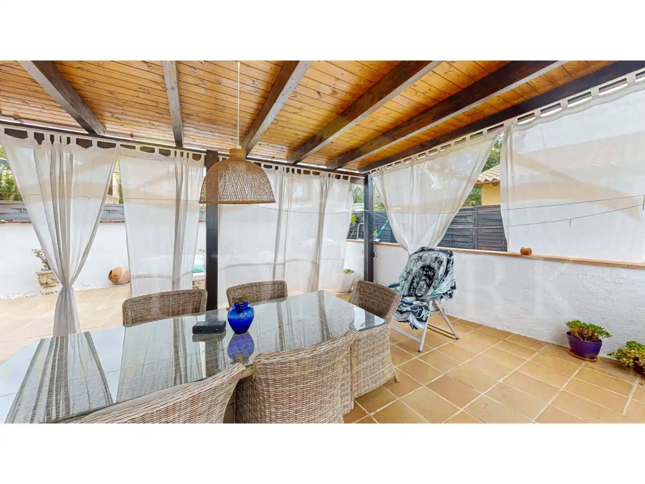 Terraza de Casa o chalet en venta en El Vendrell con Aire acondicionado, Calefacción y Jardín privado
