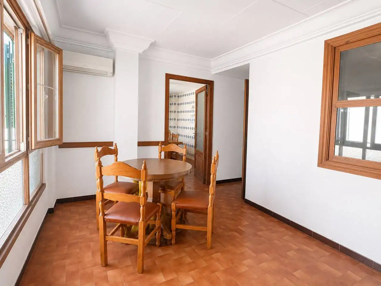 Comedor de Casa adosada en venta en Sa Pobla con Aire acondicionado, Jardín privado y Terraza