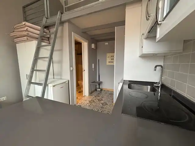 Cocina de Ático de alquiler en Ferrol con Calefacción, Parquet y Terraza